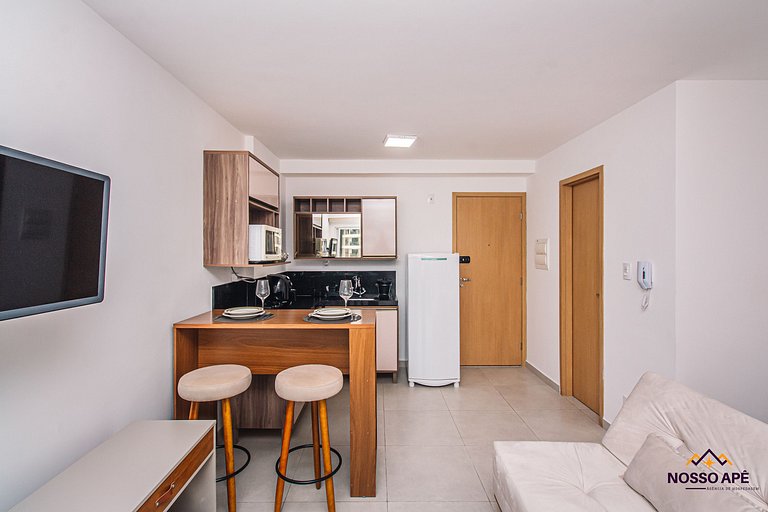 Nosso Apê 915: Ar-Cond | Acad.| Piscina - NA0904