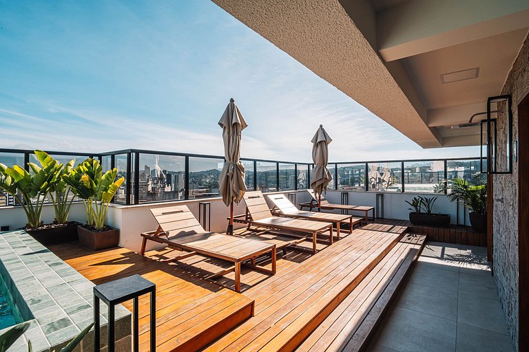 Nosso Apê Downtown: 2/4 | Piscina | Academia | Garagem