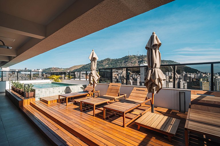 Nosso Apê Downtown: 2/4 | Piscina | Academia | Garagem